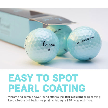 Trust Aurora & Rosa: Premium Crystal Urethane Golf Ball