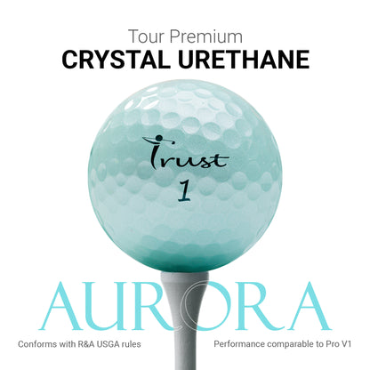 Trust Aurora & Rosa: Premium Crystal Urethane Golf Ball