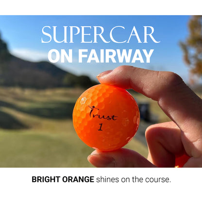 Trust Aurora & Rosa: Premium Crystal Urethane Golf Ball