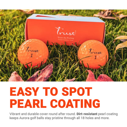 Trust Aurora & Rosa: Premium Crystal Urethane Golf Ball