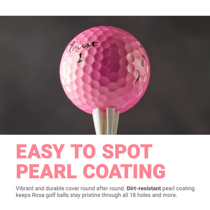 Trust Aurora & Rosa: Premium Crystal Urethane Golf Ball