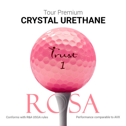 Trust Aurora & Rosa: Premium Crystal Urethane Golf Ball